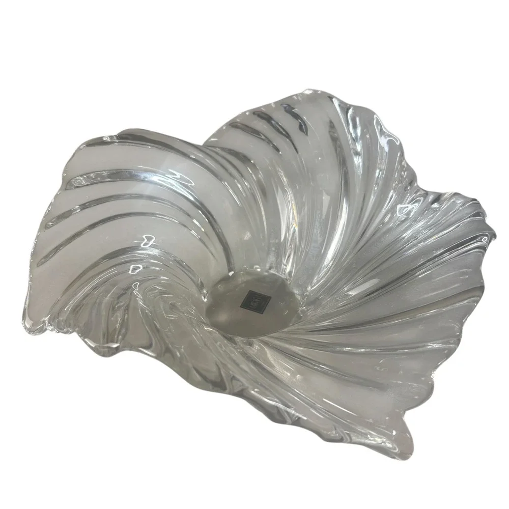 Mikasa Belle Epoque Centerpiece Fruit Bowl‎ Crystal Glass 12.5